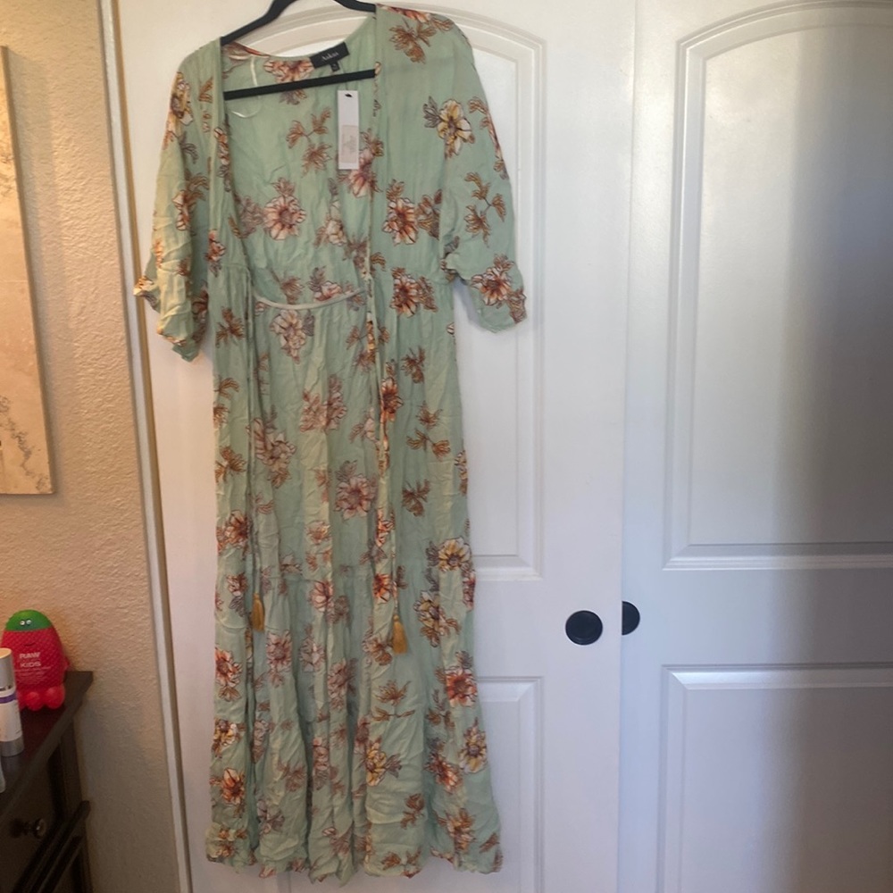 Vase Floral Duster Kimono